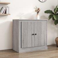 Berkfield Home Sideboard Grey Sonoma 70x35.5x67.5 cm Engineered Wood