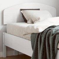 Berkfield Home Headboard White 75 cm Solid Wood Pine