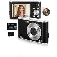 16X Zoom Dual Lens 4K Digital Camera with 32 TF Card
