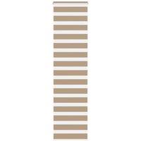 Berkfield Home Zebra Blind Sand Brown 60x200 cm Fabric Width 55.9 cm Polyester