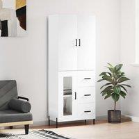 Berkfield Home Highboard White 69.5x34x180 cm Engineered Wood