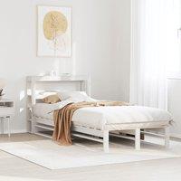 Berkfield Home Bed Frame without Mattress White 90x200 cm Solid Wood Pine