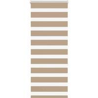 Berkfield Home Zebra Blind Sand Brown 60x150 cm Fabric Width 55.9 cm Polyester