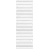 Berkfield Home Zebra Blind White 75x200 cm Fabric Width 70.9 cm Polyester