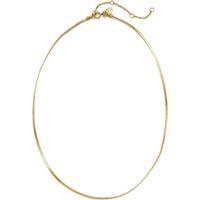 Lands' End Women's Water Resistant Short Layering Necklace in Gold