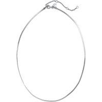 Lands' End Women's Water Resistant Short Layering Necklace in Silver