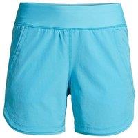 Lands' End Women's Board Shorts - with Swim Briefs in Turquoise | Size: 14-16