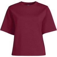 Lands' End Women's Soft Luxe Jersey Crew Neck T-shirt in Purple | Size: 20