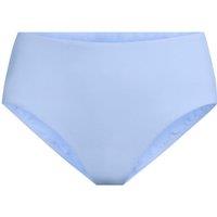 Lands' End Women's Plus Mid Rise Bikini Bottoms in Blue | Size: 22