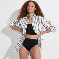 Lands' End Women's Foldover Bikini Bottoms in Black | Size: 22