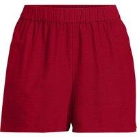 Lands' End Women's Lightweight Pull On Shorts in Dark Red | Size: 16-18