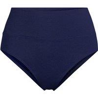 Lands' End Women's Plus Foldover Bikini Bottoms in Dark Blue | Size: 24