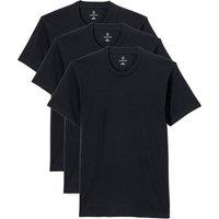 Lands' End Men's Tall Crew Neck Vest - 3-pack in Black | Size: Large