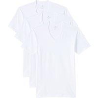 Lands' End Men's V-neck T-Shirt - 3-pack in White | Size: Small