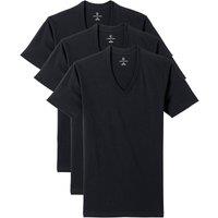 Lands' End Men's Tall V-neck Vest - 3-pack in Black | Size: Medium