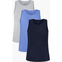 Enorsia Men's Cotton Jersey Vest 3 Pcs Pack | Size: Medium