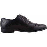 ABSOLUTE FOOTWEAR Men's Mens Smooth Faux Leather Lace Up Smart Formal Suit Shoe in Black | Size: 11