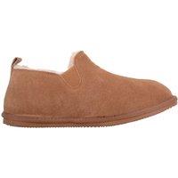 SNUGRUGS Men's Easy Slip On Twin Gusset Slipper Boots in Tan | Size: 11