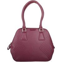 Premium Soft Leather Large Hand Bag with Stitch Detail Pattern