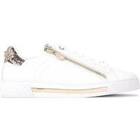 Carvela Women's 'Diamond Zip' Trainers in White | Size: 3