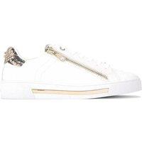 Carvela Women's 'Diamond Zip' Trainers in White | Size: 8