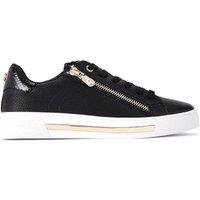 Carvela Women's 'Diamond Zip' Trainers in Black | Size: 4