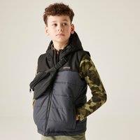 Regatta Lofthouse Hooded Water-Repellent Gilet in Black | Size: 5-6 Years