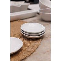 Mikasa Chalk Porcelain Dip Bowls, Set of 4 Small White Bowls, 9cm