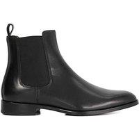 Dune London Men's 'Manson' Leather Chelsea Boots in Black | Size: 10