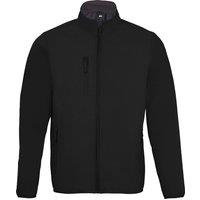 SOL'S Men's Radian Soft Shell Jacket in Black | Size: 2XL