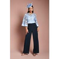 Lace Kimono Sleeve Jumpsuit