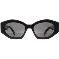 Celine Women's Cat Eye Shiny Black Smoke Grey Triomphe CL40238U