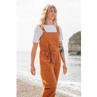 Rapanui Clothing Women's Cotton Jumpsuit in Brown | Size: 16