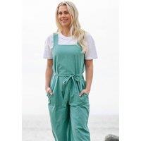 Rapanui Clothing Women's Cotton Jumpsuit in Teal | Size: 14
