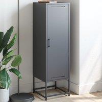 Berkfield Home Highboard Anthracite 36x39x123 cm Steel | Size: 36 x 39 x 123 cm