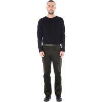 MyShoeStore Men's Cotton Corduroy Trousers Cord Pants in Olive | Size: 32R