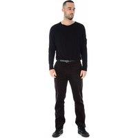 MyShoeStore Men's Cotton Corduroy Trousers Cord Pants in Brown | Size: 36R