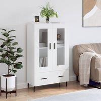 Berkfield Home Highboard White 69.5x31x115 cm Engineered Wood