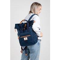Seventeen London 'Canary Wharf' 12L Roll Top Backpack in Navy