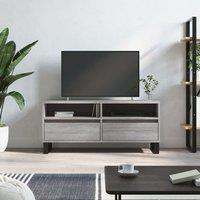 Berkfield Home TV Cabinet Grey Sonoma 100x34.5x44.5 cm Engineered Wood