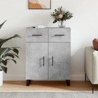 Berkfield Home Sideboard Concrete Grey 69.5x34x90 cm Engineered Wood