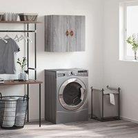 Berkfield Home Wall Cabinet Grey Sonoma 60x31x60 cm Engineered Wood | Size: 60 x 31 x 60 cm