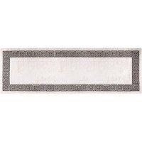 Berkfield Home Rug Washable 80x300 cm Light Beige Anti Slip | Size: 100 cm diameter