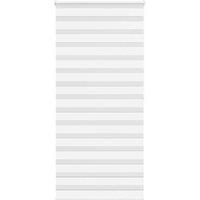 Berkfield Home Zebra Blind White 100x200 cm Fabric Width 95.9 cm Polyester
