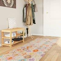 Berkfield Home Rug Washable Multicolour 80x300 cm Anti Slip | Size: 100 cm diameter