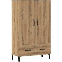 Berkfield Home Highboard Artisan Oak 70x31x115 cm Engineered Wood in Brown | Size: 70 x 31 x 115 cm