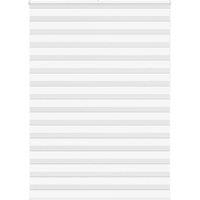 Berkfield Home Zebra Blind White 155x200 cm Fabric Width 150.9 cm Polyester