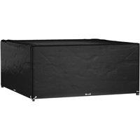 Berkfield Home Garden Furniture Cover 16 Eyelets 300x300x75 cm Square in Black | Size: 300 x 300 x 75 cm