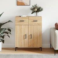 Berkfield Home Sideboard Sonoma Oak 69.5x34x90 cm Engineered Wood in Brown