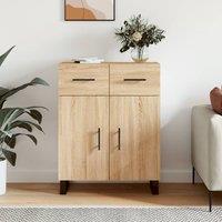 Berkfield Home Sideboard Sonoma Oak 69.5x34x90 cm Engineered Wood in Brown